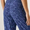 Pantalones rectos con estampado de cachemira Pantalones rectos con estampado de cachemira