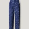 Pantalones rectos con estampado de cachemira Pantalones rectos con estampado de cachemira