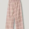 Pantalones rectos con estampado floral Pantalones rectos con estampado floral