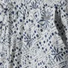 Pantalones rectos con estampado floral