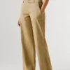 Pantalones rectos de talle medio