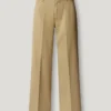 Pantalones rectos de talle medio