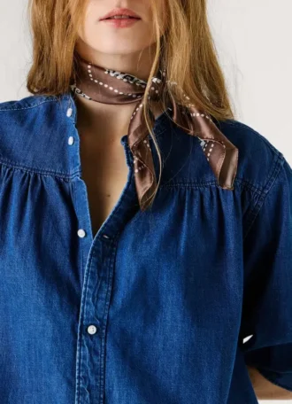 Pañuelo de sarga estampado