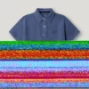 Polo de corte regular teñido en prenda Polo de corte regular teñido en prenda