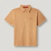 Polo de corte regular teñido en prenda Polo de corte regular teñido en prenda