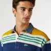 Polo de manga larga a rayas de rugby