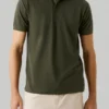 Polo de piqué con estampado en la espalda