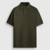 Polo de piqué con estampado en la espalda