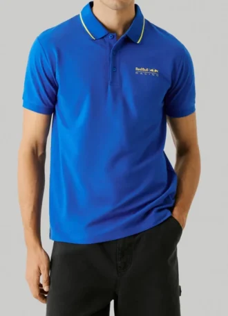 Polo de piqué con logotipo estampado