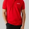 Polo de piqué con logotipo estampado