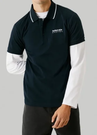 Polo de piqué con logotipo estampado