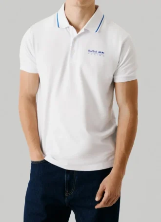 Polo de piqué con logotipo estampado