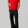 Polo de piqué con logotipo estampado