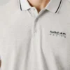 Polo de piqué con logotipo estampado
