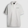 Polo de piqué con logotipo estampado