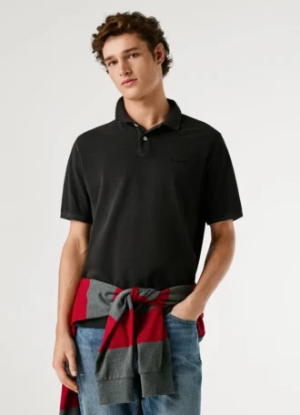 Polo de piqué de corte ajustado