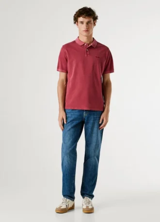 Polo de piqué de corte ajustado