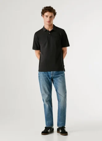 Polo de piqué de corte ajustado
