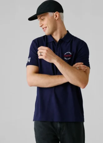 Polo de piqué de corte holgado