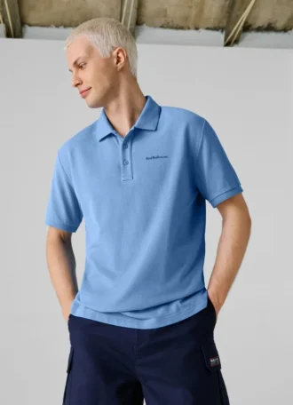 Polo de piqué de corte holgado