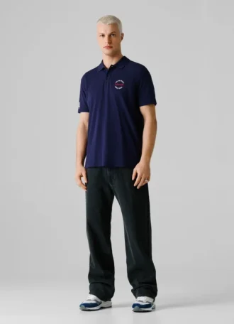 Polo de piqué de corte holgado