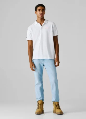 Polo de piqué de corte holgado