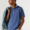 Polo de piqué teñido en prenda Polo de piqué teñido en prenda