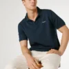 Polo de piqué teñido en prenda Polo de piqué teñido en prenda