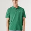 Polo de piqué teñido en prenda Polo de piqué teñido en prenda