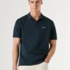 Polo de piqué teñido en prenda Polo de piqué teñido en prenda
