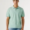 Polo de piqué teñido en prenda Polo de piqué teñido en prenda