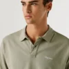 Polo de piqué teñido en prenda Polo de piqué teñido en prenda