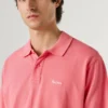 Polo de piqué teñido en prenda Polo de piqué teñido en prenda