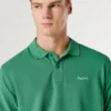 Polo de piqué teñido en prenda Polo de piqué teñido en prenda