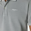 Polo de piqué teñido en prenda