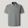 Polo de piqué teñido en prenda