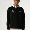 Polo de rugby con logotipo estampado