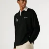 Polo de rugby con logotipo estampado