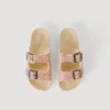 Sandalias con detalles de purpurina
