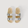 Sandalias con detalles de purpurina