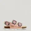 Sandalias con detalles de purpurina