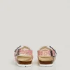 Sandalias con detalles de purpurina