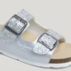 Sandalias con detalles de purpurina