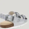 Sandalias con detalles de purpurina