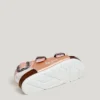 Sandalias con detalles de purpurina