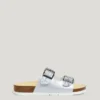 Sandalias con detalles de purpurina