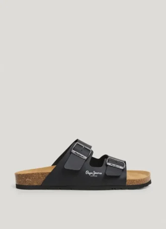Sandalias con doble hebilla