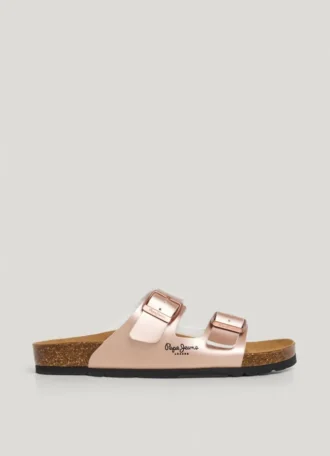 Sandalias con doble hebilla