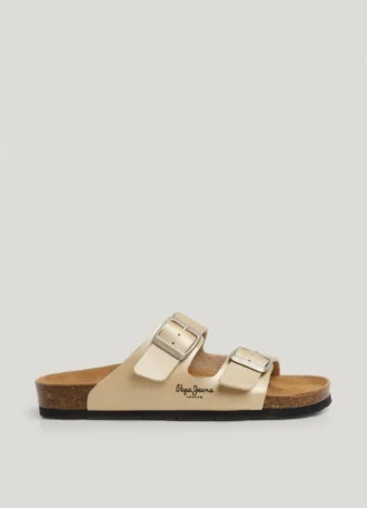 Sandalias con doble hebilla