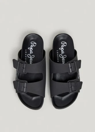 Sandalias con doble hebilla